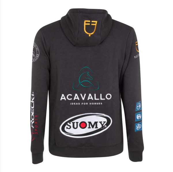 FELPA UOMO CON PATCHES MULTILOGO EQUESTRO A 1