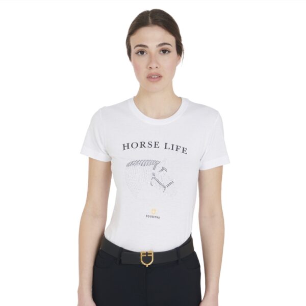 T-SHIRT DONNA HORSE LIFE W