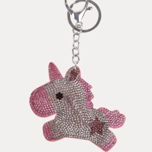 PORTACHIAVI UNICORNO ROSA